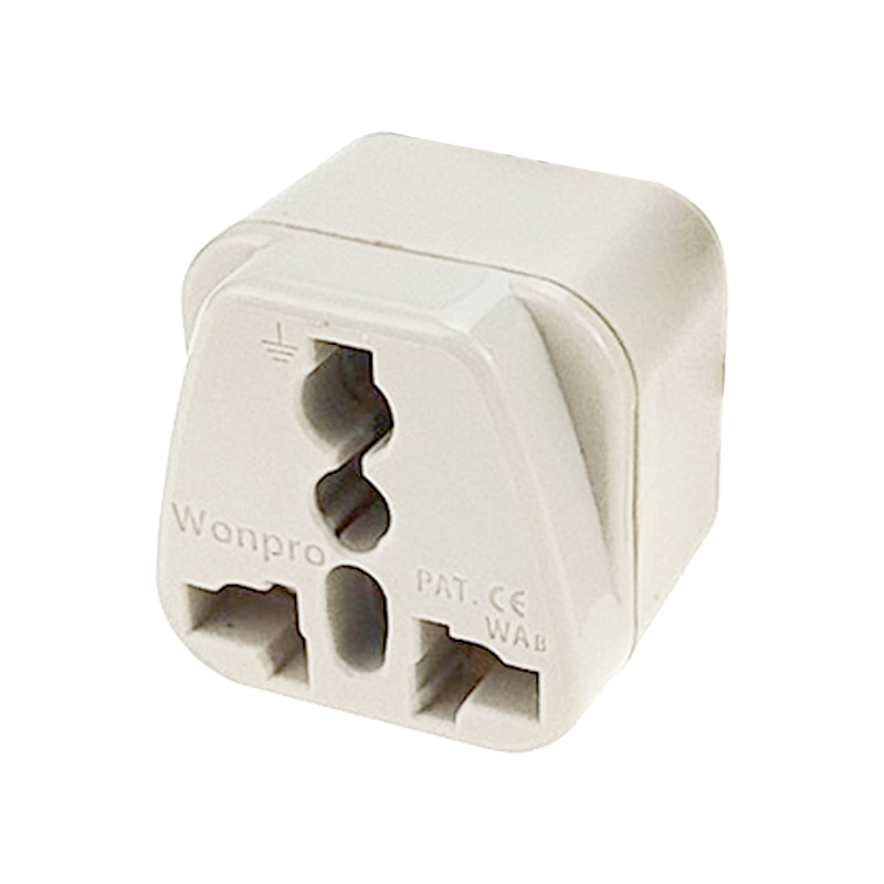 Pocket-Sized Universal Travel Plug Adapter – Multi-Country Power Converter for UK/US/EU/AUS WONPRO