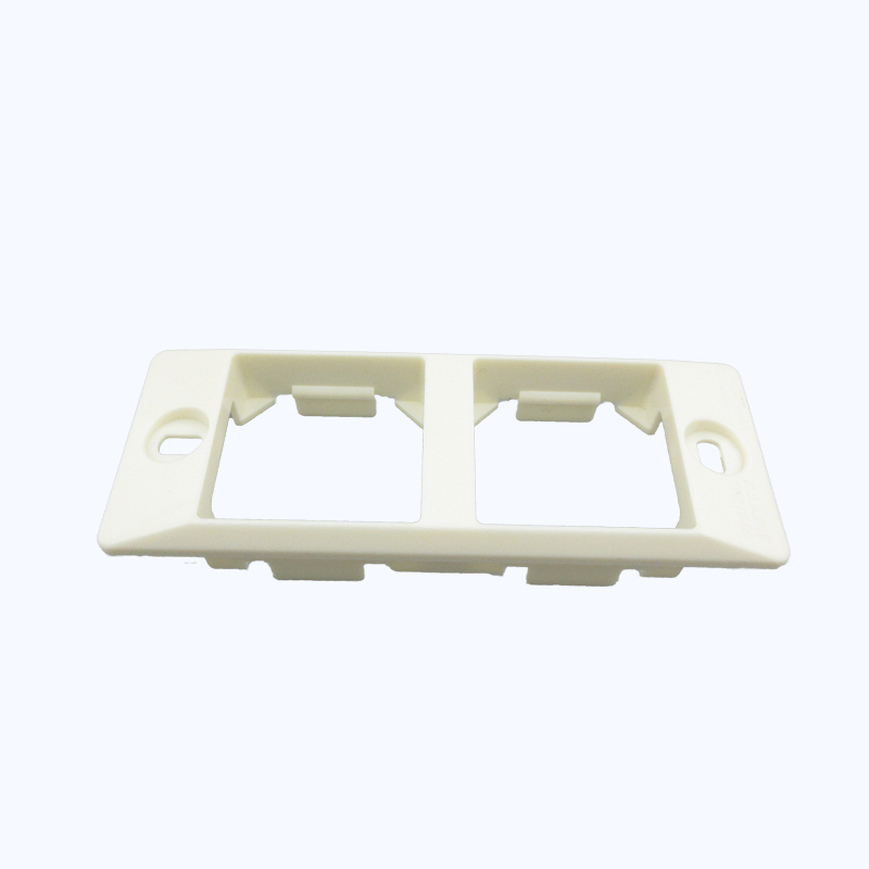 2-gang customizable wall plate frame